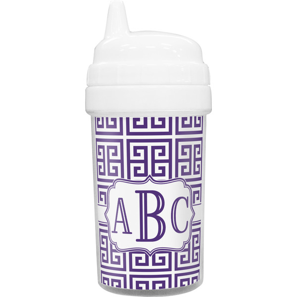 Custom Greek Key Sippy Cup (Personalized)