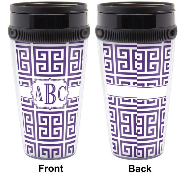 Greek Key Travel Mug Approval (Personalized)
