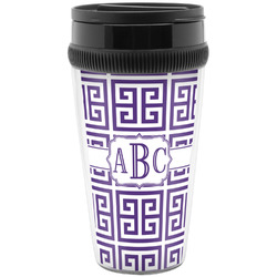 Greek Key Acrylic Travel Mug without Handle (Personalized)