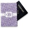 Greek Key Vinyl Passport Holder (Personalized)