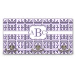 Greek Key Wall Mounted Coat Rack (Personalized)