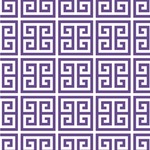 Greek Key Wallpaper & Surface Covering (Water Activated 24"x 24" Sample)