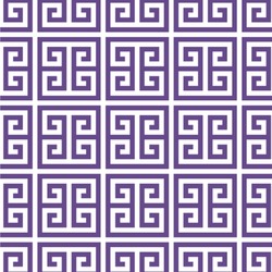 Greek Key Wallpaper & Surface Covering (Water Activated 24"x 24" Sample)