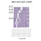 Greek Key Washable Indoor Area Rugs - Size Chart