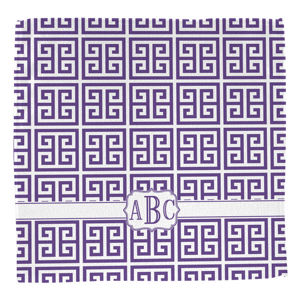 Greek Key Washcloth - Front - No Soap