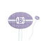Greek Key Oval Plastic Stir Sticks (Personalized)