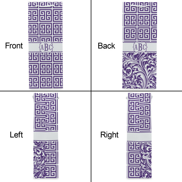 Greek Key Wine Gift Bag - Gloss - Approval