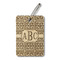 Greek Key Wood Luggage Tags - Rectangle - Front/Main