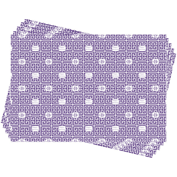 Greek Key Wrapping Paper - 5 Sheets Approval