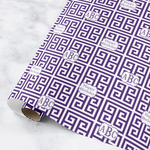 Greek Key Wrapping Paper Roll - Medium (Personalized)