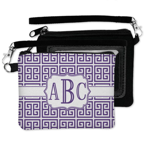 Greek Key Wristlet ID Cases - MAIN