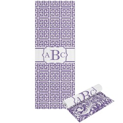 Greek Key Yoga Mat - Printable Front and Back (Personalized)