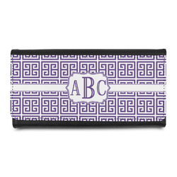 Greek Key Leatherette Ladies Wallet (Personalized)
