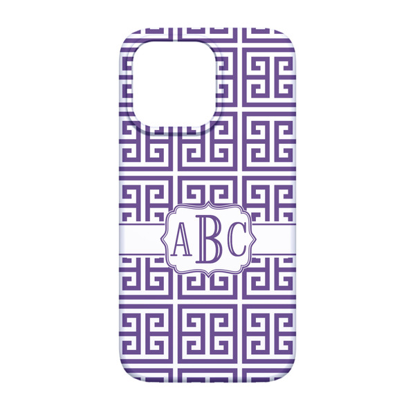 Greek Key iPhone 13 Case - Back