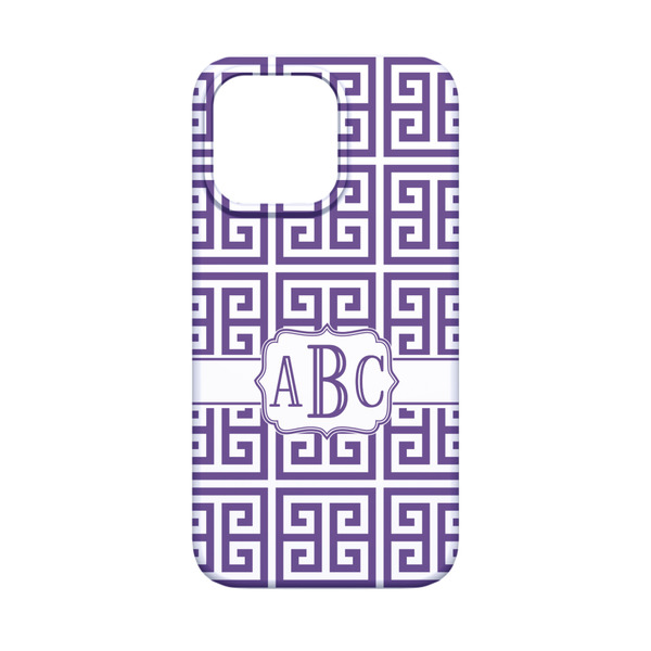 Greek Key iPhone 13 Mini Case - Back