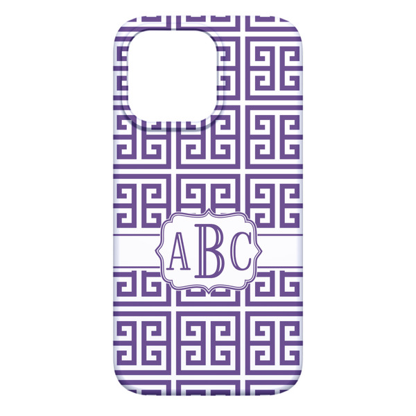 Greek Key iPhone 13 Pro Max Case - Back