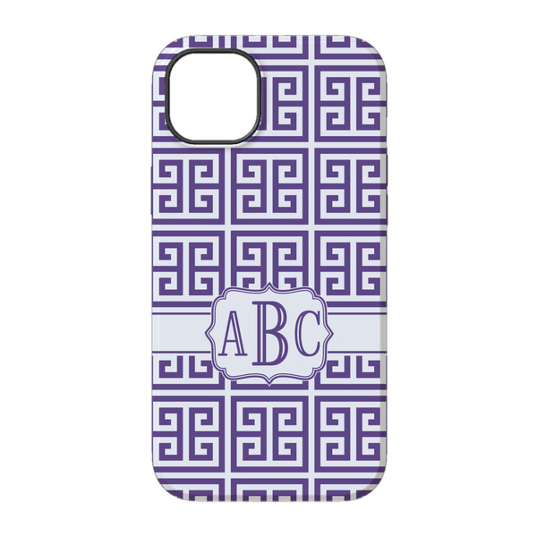Greek Key iPhone 14 Pro Tough Case - Back