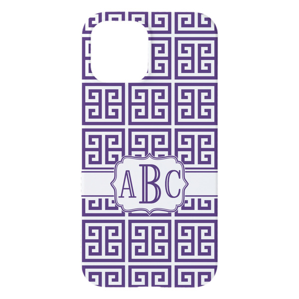 Greek Key iPhone 15 Pro Max Case - Back