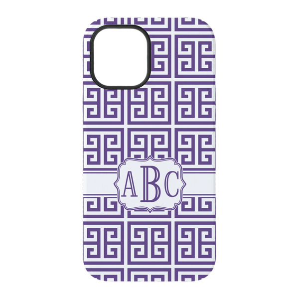 Greek Key iPhone 15 Pro Tough Case - Back