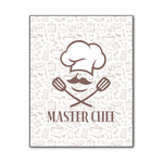 Master Chef Wood Print - 11x14 (Personalized)