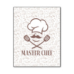 Master Chef Wood Print - 11x14 (Personalized)