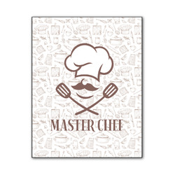 Master Chef Wood Print - 11x14 (Personalized)