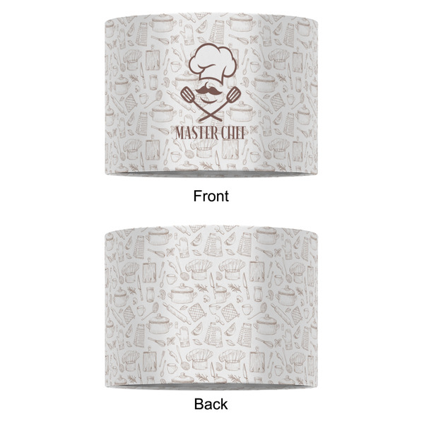 Master Chef 12" Drum Lampshade - APPROVAL (Fabric)