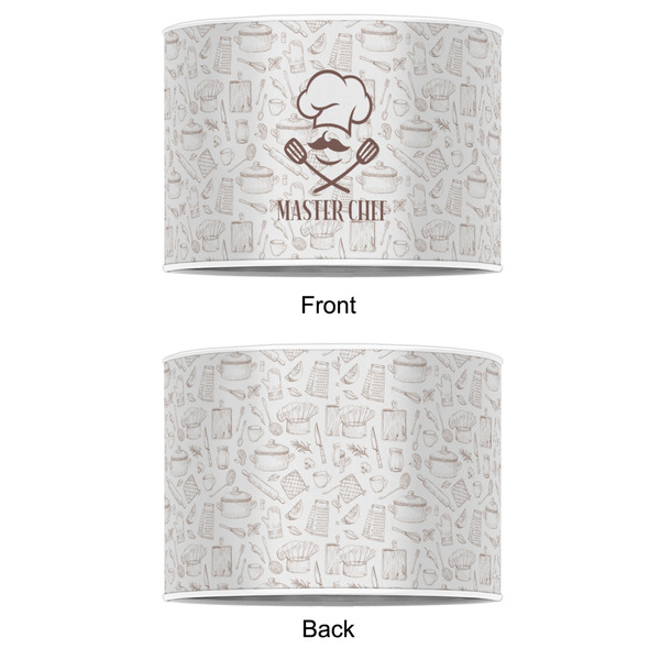 Master Chef 12" Drum Lampshade - APPROVAL (Poly Film)