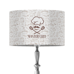 Master Chef 12" Drum Lamp Shade - Fabric (Personalized)