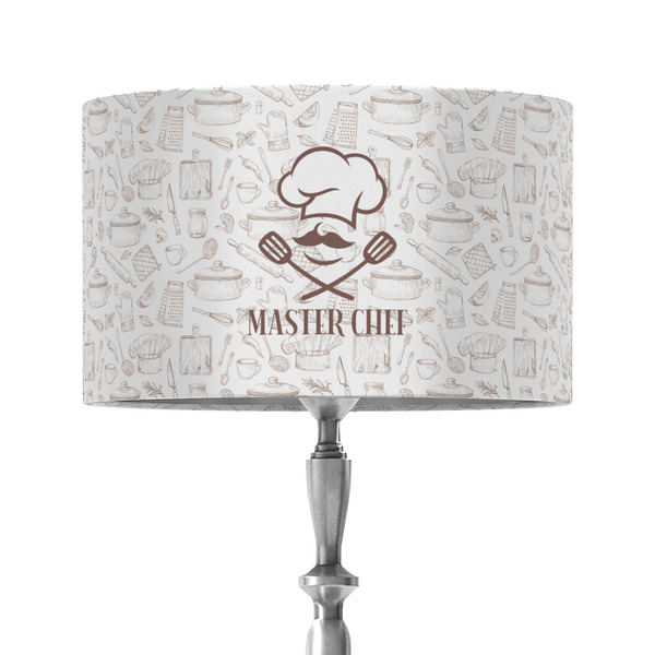 Master Chef 12" Drum Lampshade - ON STAND (Fabric)