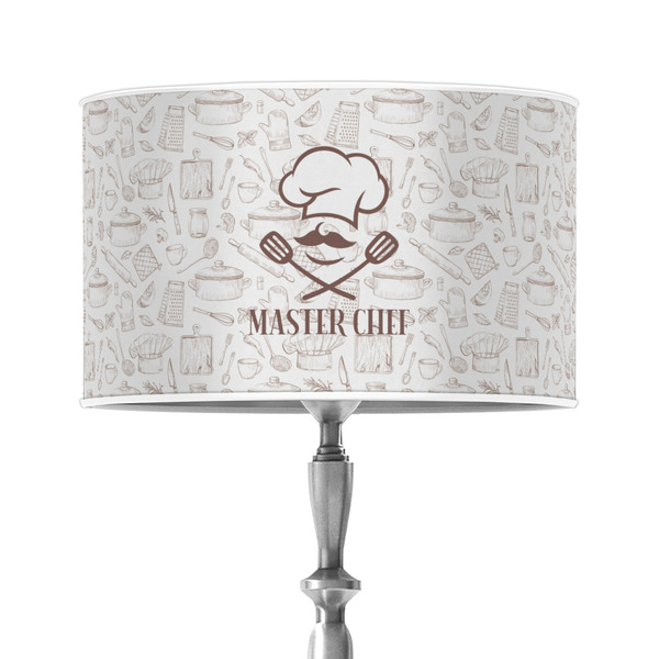 Custom Master Chef 12" Drum Lamp Shade - Poly-film (Personalized)