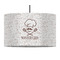 Master Chef 12" Drum Pendant Lamp - Fabric (Personalized)