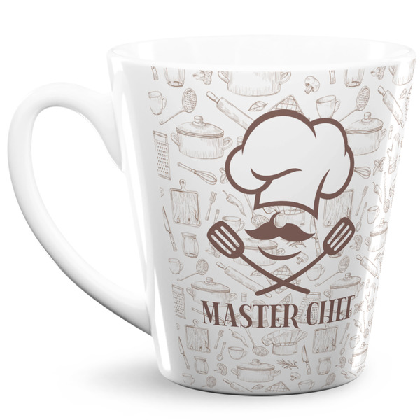 Custom Master Chef 12 Oz Latte Mug (Personalized)