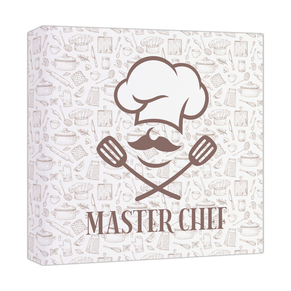Custom Master Chef Canvas Print - 12x12 (Personalized)