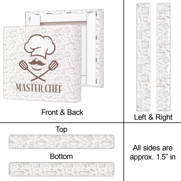 Master Chef 12x12 - Canvas Print - Approval