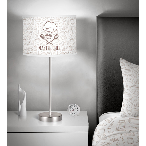 Master Chef 13 inch drum lamp shade - in room