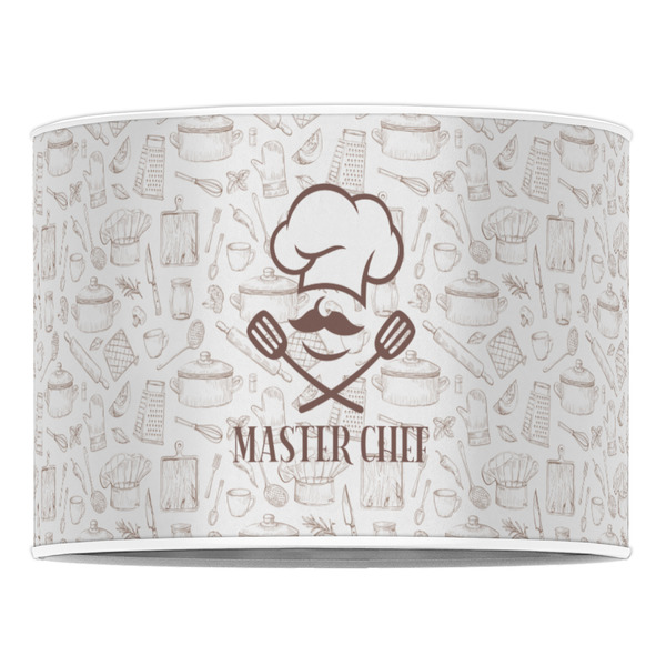 Master Chef 16" Drum Lampshade - FRONT (Poly Film)