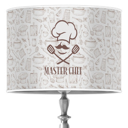 Master Chef 16" Drum Lamp Shade - Poly-film (Personalized)