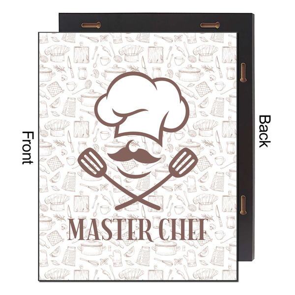 Master Chef 16x20 Wood Print - Front & Back View