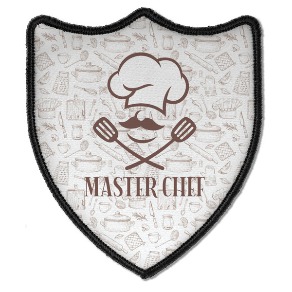Custom Master Chef Iron on Shield Patch B w/ Name or Text