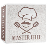 Master Chef 3-Ring Binder - 3 inch (Personalized)
