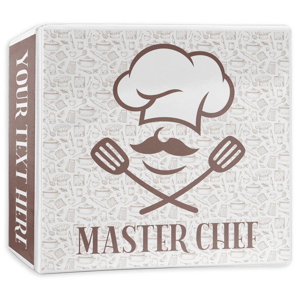Custom Master Chef 3-Ring Binder - 3 inch (Personalized)