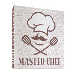 Master Chef 3 Ring Binder - Full Wrap - 1" (Personalized)