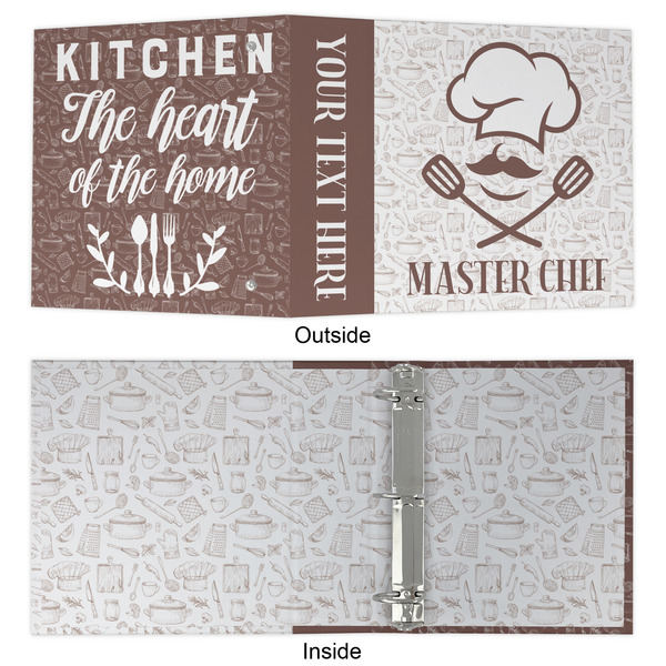 Master Chef 3 Ring Binders - Full Wrap - 2" - APPROVAL
