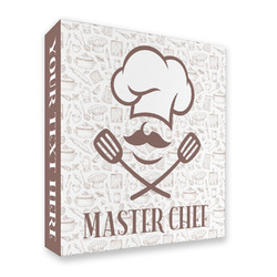 Master Chef 3 Ring Binder - Full Wrap - 2" (Personalized)