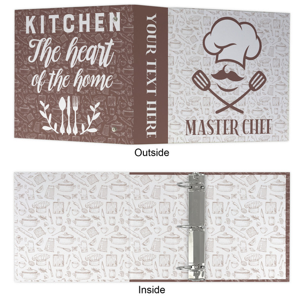 Master Chef 3 Ring Binders - Full Wrap - 3" - APPROVAL