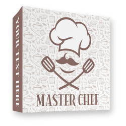 Master Chef 3 Ring Binder - Full Wrap - 3" (Personalized)