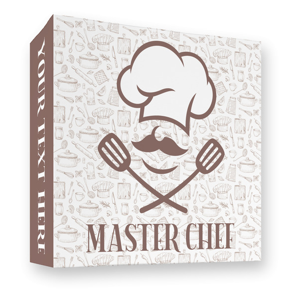 Custom Master Chef 3 Ring Binder - Full Wrap - 3" (Personalized)