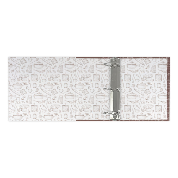 Master Chef 3 Ring Binders - Full Wrap - 3" - OPEN INSIDE