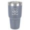 Master Chef 30 oz Stainless Steel Ringneck Tumbler - Grey - Front